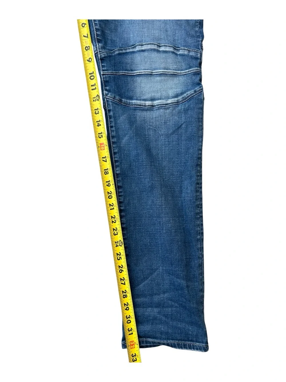 True Religion Men's Rocco Biker Jeans Size 42 Blue Denim Moto Moto-Style